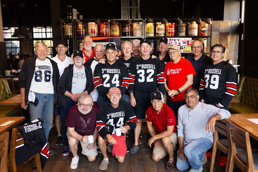 Group photo at Alumni Pancaker Breakfast