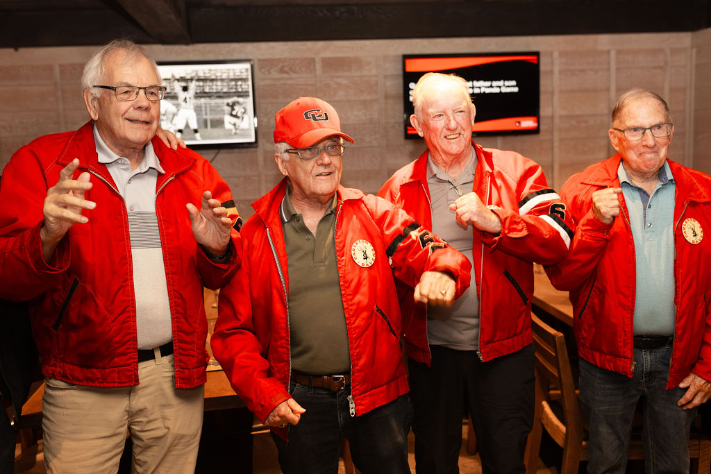 Group of people at the pancaker breakfast