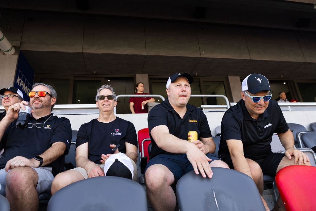 Photo of people watching the Panda Game