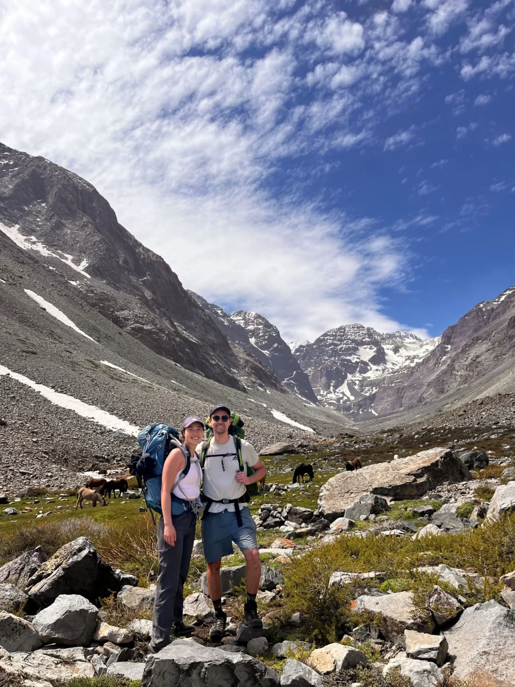 Photo of Megan hiking in Chile