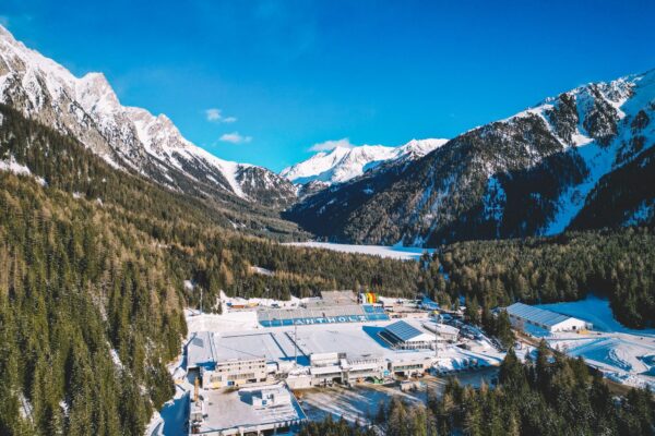 Scenic view of Italian mountains.