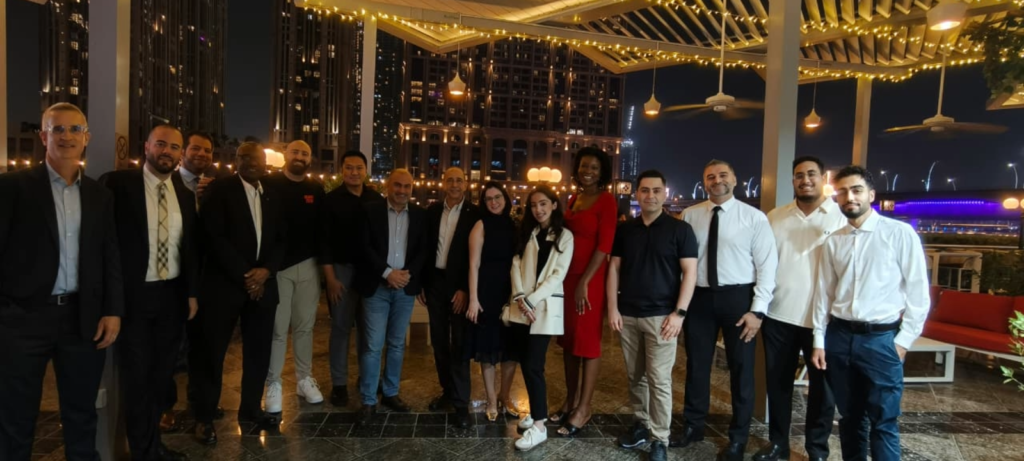 Group photo of alumni in Dubai