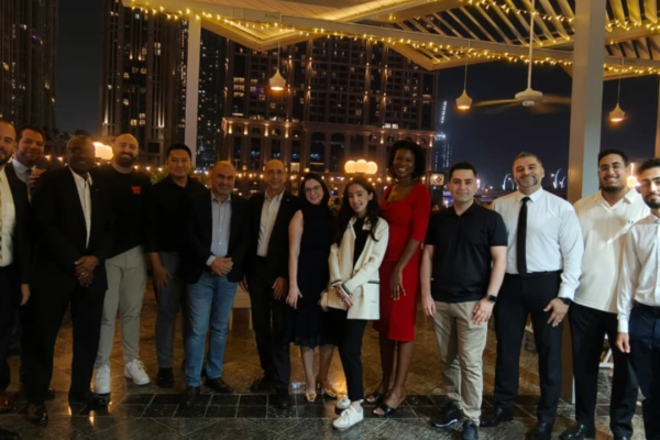 Group photo of alumni in Dubai