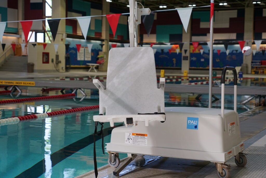 Personalized Aquatic Lift (PAL) at the Carleton Athletics pool