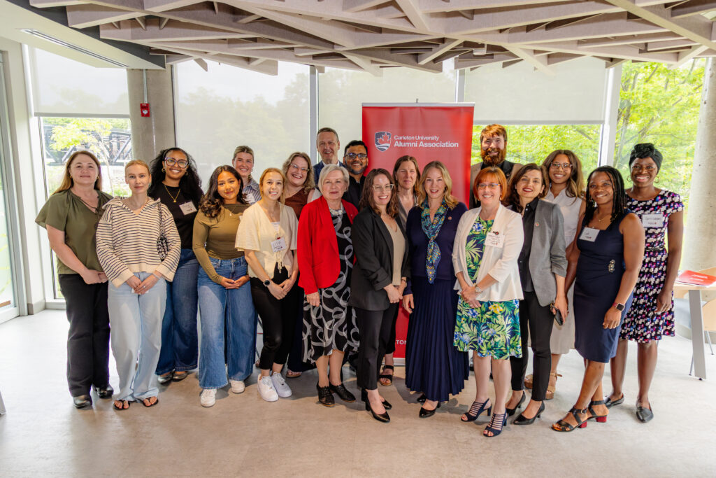 Attendees at the Philanthropy and Nonprofit Leadership Alumni Chapter launch event.