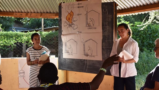 Photo of Clarissa Garcia and Tatum Deitrich in Longido, Tanzania